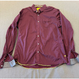 Descendant of Thieves by Dres Ladro LS magenta/maroon Size Large 247 units